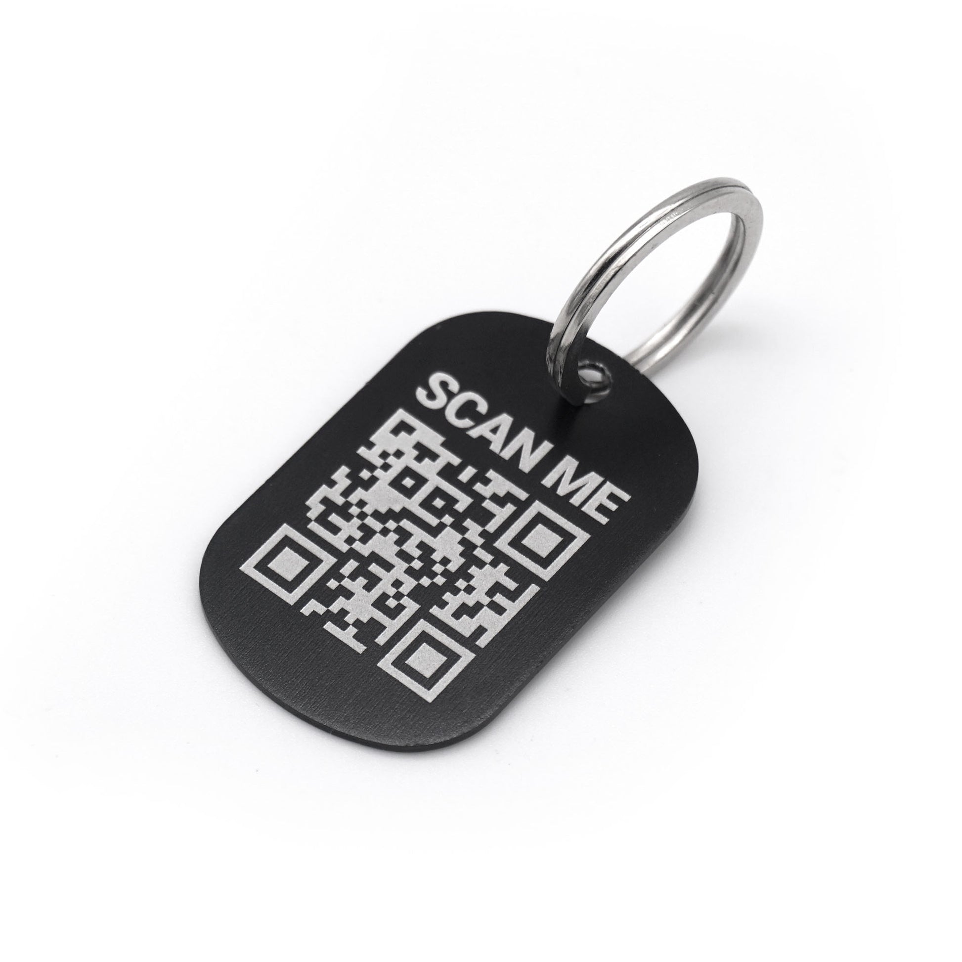 QR-Code Schlüsselanhänger Aluminium